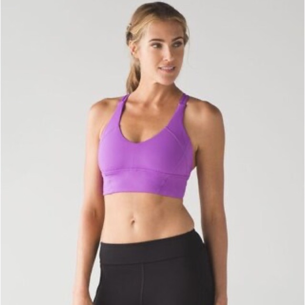 Lululemon As You Like Sports Bra – Size 6 (Moonlit Magenta)